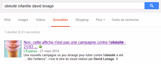 Nouvelle page de l'Express