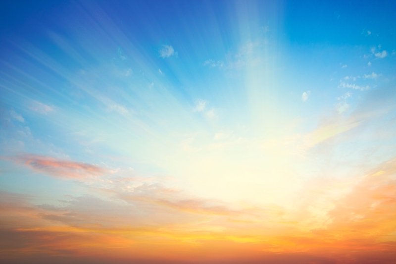 Un lien entre le poids et les rayons matinaux du soleil