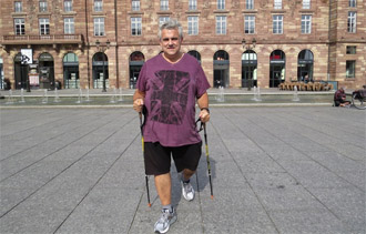 Jean-Luc Loiseau termine sa marche contre l'obésité