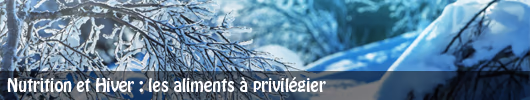 Nutrition et Hiver : les aliments à privilégier