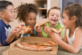 Pizzas industrielles : a priori un risque pour la santé des enfants