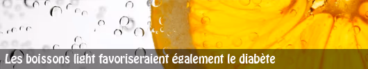 Les boissons light favoriseraient également le diabète