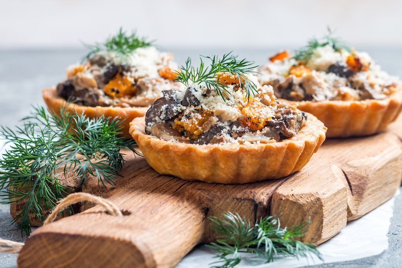 Mini-quiche jambon champignon Mini-quiche jambon champignon