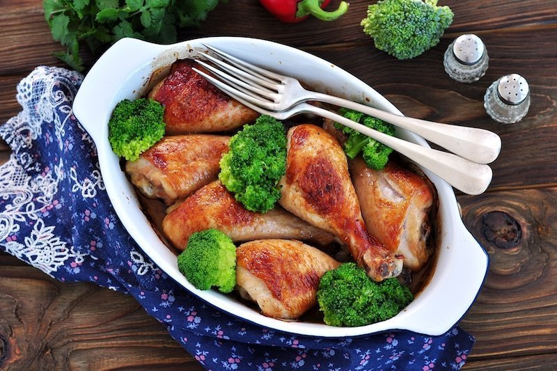 poulet brocolis poulet brocolis