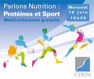Le CERIN organise une webconférence sur la nutrition le 18 juin 2014