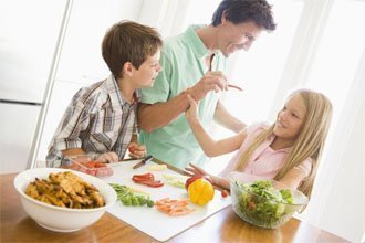 Fruits et légumes mieux préparés : succès auprès des enfants