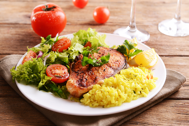 Assiette repas équilibré