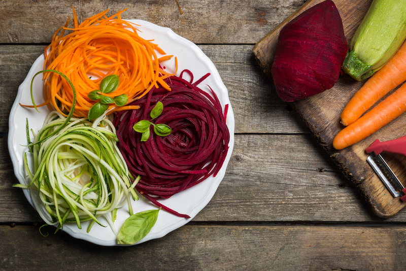 assiette de légumes