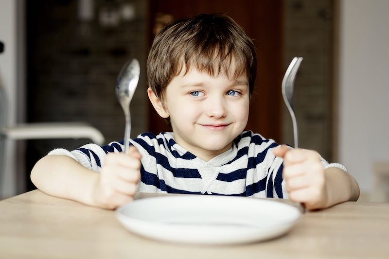 imc enfant à table