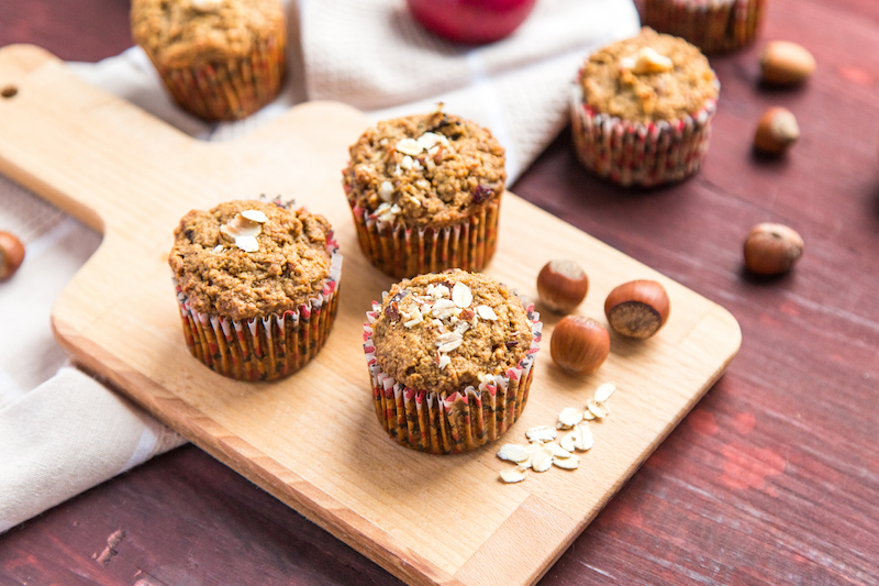 mini cake carottes noisettes