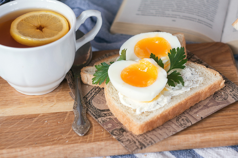 petit-dejeuner avec de la matière grasse