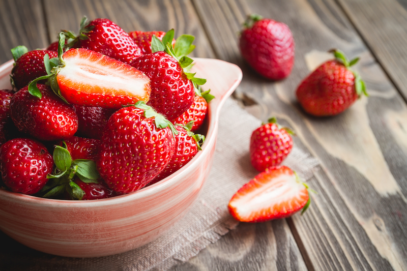 fraise, aliment pauvre en calorie