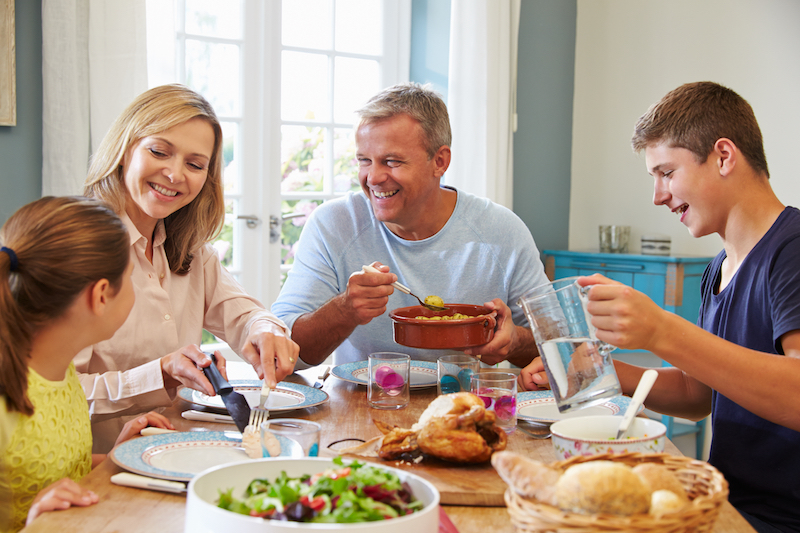 repas en famille