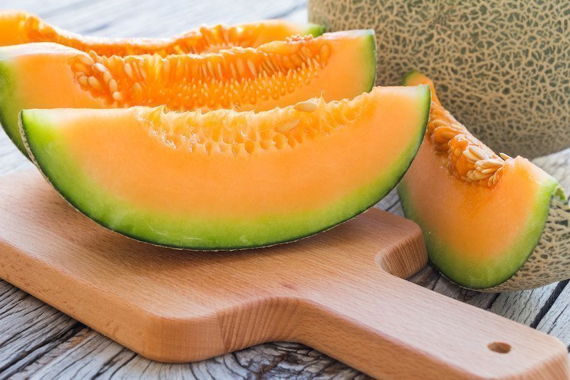 le melon a une forte teneur en eau
