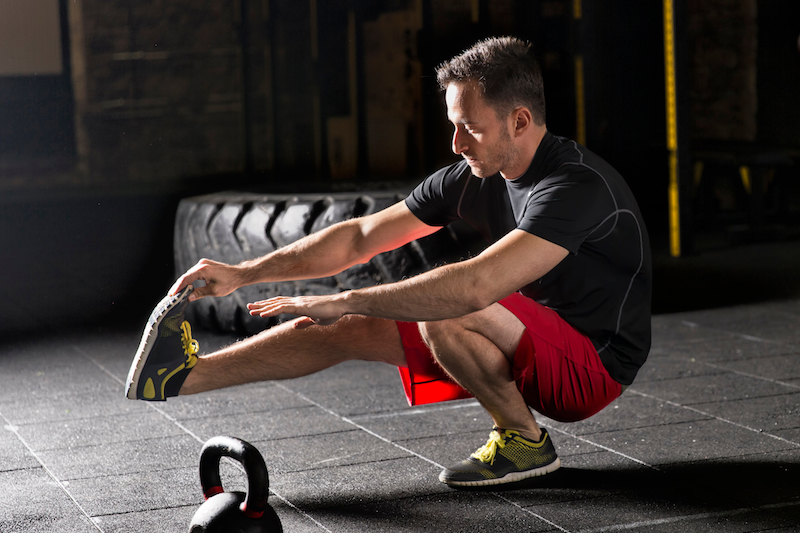 le squat sur une jambe, exercice pour muscler les cuisses