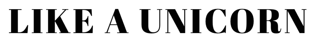 like a unicorn logo