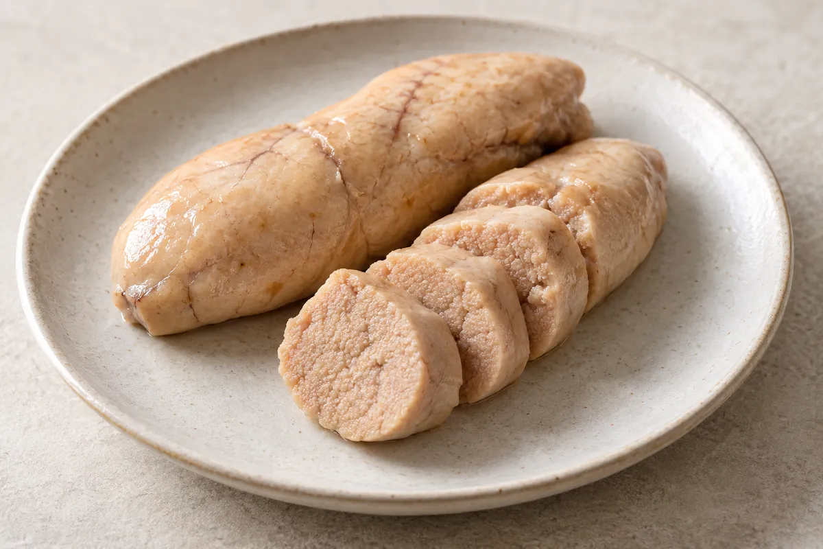 Oeufs de cabillaud sur un fond de lin clair.